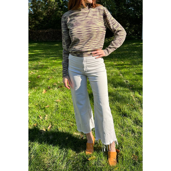 Rachel Comey Pacific Top XS Superfine Alpaca Silk Space Dyed Knit Tneck Sweater - Picture 7 of 16